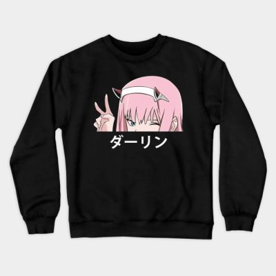 Zero Two Crewneck Sweatshirt Official Darling In The Franxx Merch