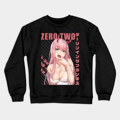 Darling In The Franxx Zero Two Crewneck Sweatshirt Official Darling In The Franxx Merch