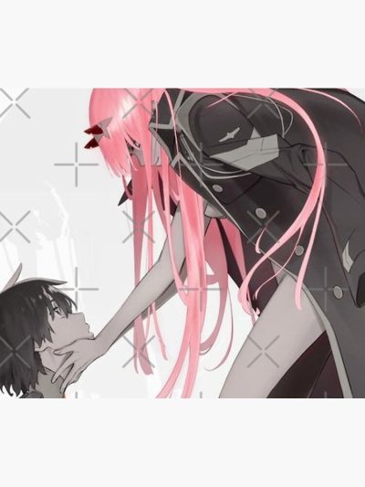 Darling In The Franxx: Hiro And Zero Two Tapestry Official Darling In The Franxx Merch