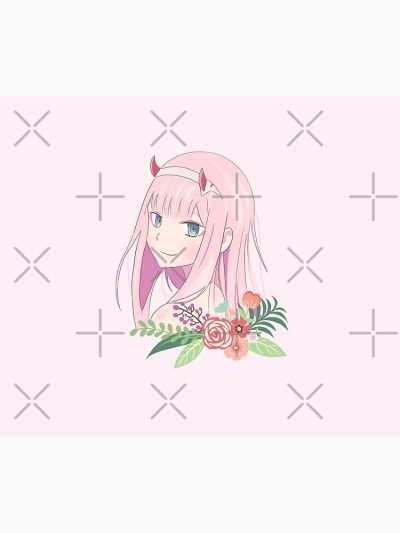 Zero Two, Darling In The Franxx Tapestry Official Darling In The Franxx Merch