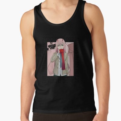 Darling In The Franxx (Zero Two 002) Tank Top Official Darling In The Franxx Merch