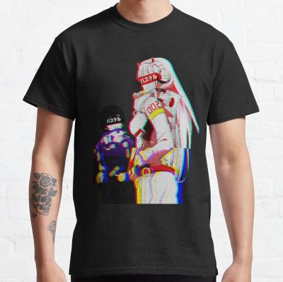 Static Duo - Aesthetic Cyberpunk Darling In The Franxx Design T-Shirt Official Darling In The Franxx Merch