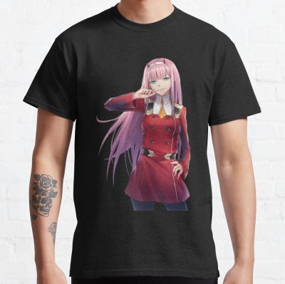 Zero Two Anime 9 T-Shirt Official Darling In The Franxx Merch