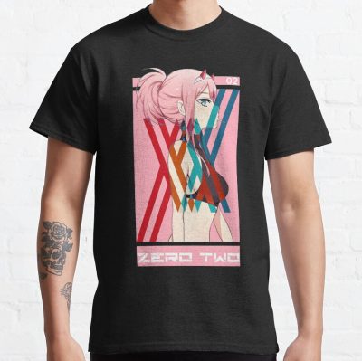 Anime Zero Two Xx T-Shirt Official Darling In The Franxx Merch