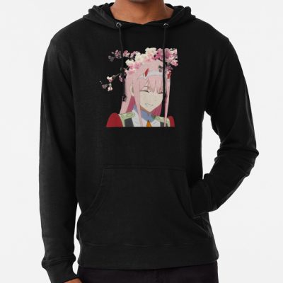 Sakura Zero Two Hoodie Official Darling In The Franxx Merch