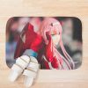 Zero Two Darling In The Franxx Figure Print Bath Mat Official Darling In The Franxx Merch