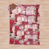 Zero Two Tribute Pattern Throw Blanket Official Darling In The Franxx Merch