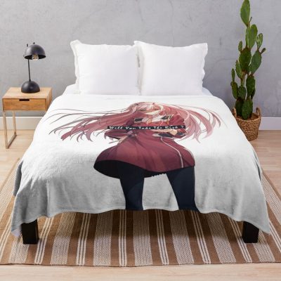 Will You Take The Risk? Throw Blanket Official Darling In The Franxx Merch