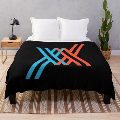 Darling In The Franxx Anime Throw Blanket Official Darling In The Franxx Merch