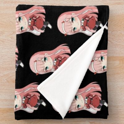 Darling In The Franxx Anime Throw Blanket Official Darling In The Franxx Merch