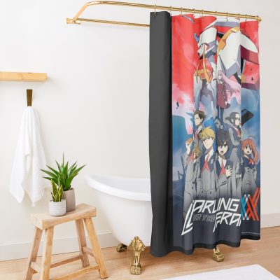 Darling In The Franxx Anime Shower Curtain Official Darling In The Franxx Merch