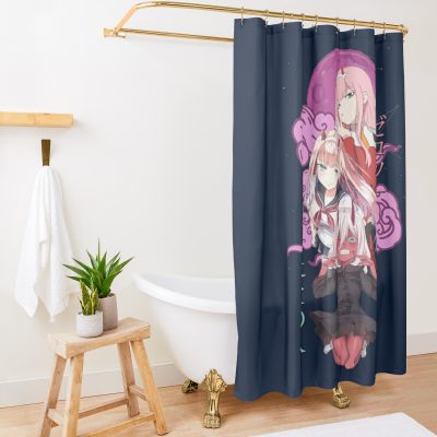 Zero Two Evolution Shower Curtain Official Darling In The Franxx Merch