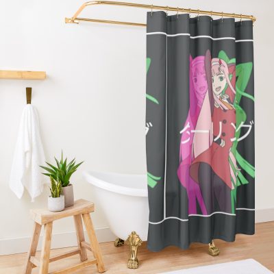 Darling In The Franxx Darling In The Franxx Zero Shower Curtain Official Darling In The Franxx Merch