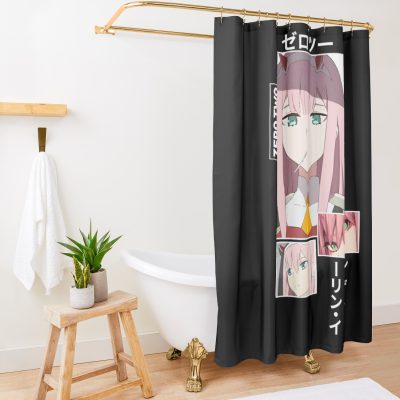 Darling In The Franxx Shower Curtain Official Darling In The Franxx Merch