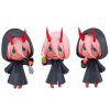 10CM Amine Figure Darling in the FRANXX Q Version Uniform Combat Uniform Dolls Toy Gift Collect 5 - Darling In The Franxx Shop