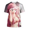 2023 New Summer Popular Menswear Anime Darling In The Franxx Sexy Girl 3D Men T shirt 24.jpg 640x640 24 - Darling In The Franxx Shop