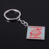 Anime DARLING in the FRANXX 02 Zero Two Keychain Code 002 Red Devil Horn Pendant Keyring 2 - Darling In The Franxx Shop