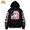 Anime Darling In The Franxx Zero Two Hoodies Harajuku Casual Streetwear Graphic Sweatshirts Oversized Graphic Unisex - Darling In The Franxx Shop