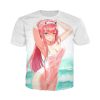 Darling In The Franxx T Shirts Anime Sexy Girl Zero Two 3D Printed Streetwear Men Women 2.jpg 640x640 2 - Darling In The Franxx Shop