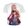 Darling In The Franxx T Shirts Anime Sexy Girl Zero Two 3D Printed Streetwear Men Women 6.jpg 640x640 6 - Darling In The Franxx Shop