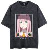 Funny Darling In The Franxx Tshirts Anime Zero Two Graphic T shirt Cotton Retro Washed Summer 2.jpg 640x640 2 - Darling In The Franxx Shop