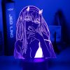 Zero Two Figure 3d Anime Lamp Nightlight Kids Child Girls Bedroom Manga Gift Night Light Lamp 1 - Darling In The Franxx Shop