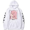 Zero Two Hoodie Darling In The Franxx Printed Women Girls Autumn Hooded Casual Pullover Teens Comfortable - Darling In The Franxx Shop